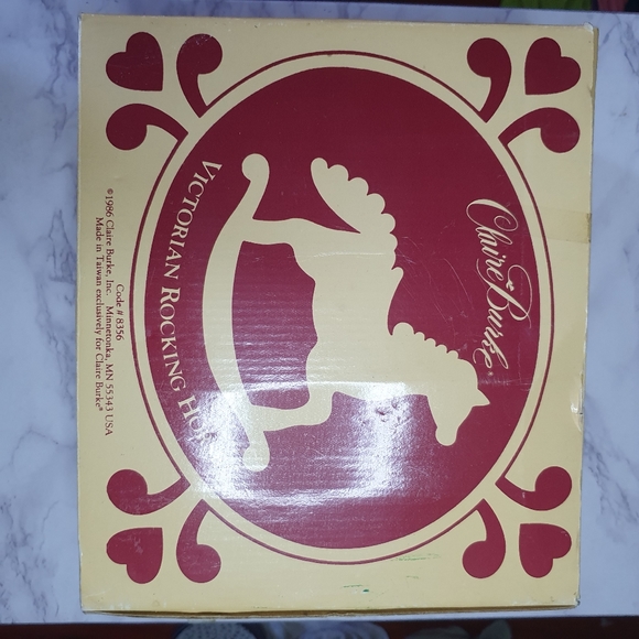 Vintage Wood Rocking Horse victorian style  1986 - Picture 2 of 4